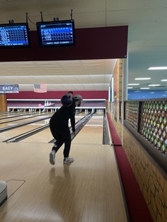 student about to bowl
